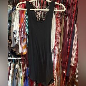 Ambiance Apparel Ribbed Black Mini Dress